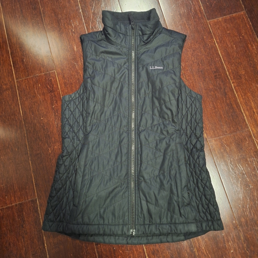 Womens L.L.BEAN black Vest Size XS.